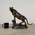 Bronze Mountain Lion (Puma) Sculpture on Marble – Big Cat Statue – 17” H For Sale - Image 10 of 10