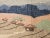 Textile Vintage Hand Woven African Tapestry Depicting Village and Mountain Landscape For Sale - Image 7 of 9