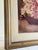 Original Vintage Floral Oil Painting, Impasto Pink Blossoms Still Life, Gilt Frame, Mid Century Art For Sale - Image 4 of 11