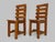 Brutalist Vintage Oak Chairs, 1970s, Set of 2 For Sale - Image 3 of 10