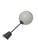 Black Postmodern Communist Pendant Lamp, Poland, 1970s For Sale - Image 8 of 11