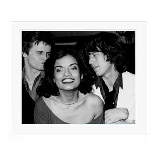 Bianca Jagger's Birthday Party at Studio 54 Archival Pigment Print White Framed For Sale