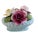 Ceramic 1950s Porcelain Flower Basket Trio - Thorley China and Napcoware For Sale - Image 7 of 12
