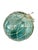 Vintage handblown Japanese glass fishing float. Beautiful turquoise blue glass.