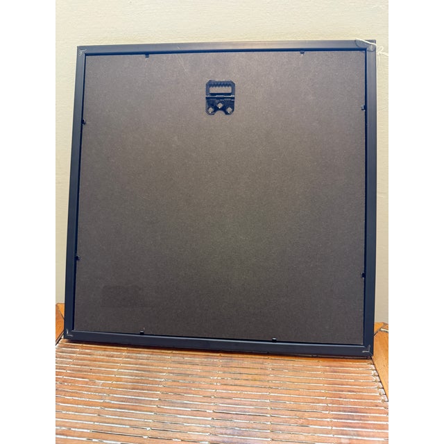 Lenticular Art of Banana Duct-Taped to Wall, Signed, Framed For Sale - Image 4 of 4