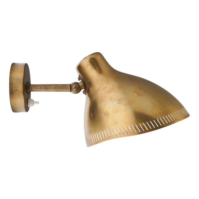 Mid-Century Swedish Wall Lamp attributed to Asea, 1950s For Sale