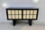 Italian Art Deco Sideboard in Parchment with Black Lacquer and Blue Mirror, 1940s For Sale - Image 3 of 18