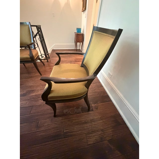 Therien Studio Workshops Dining Chairs – Set of 6 – Custom Upholstered Modern Classics For Sale - Image 13 of 15