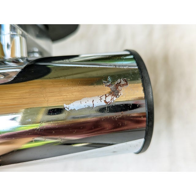 Chrome Plated Metal Molla Floor to Ceiling Lamp from Lumenform, 1970s For Sale - Image 17 of 18