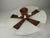Wood Scandinavian Style Teak and Plastic Ceiling Light, 1960s For Sale - Image 7 of 11