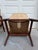 Walnut Armchairs - Jens Risom Design - Original Naugahyde, Labeled, 1960s For Sale - Image 12 of 15