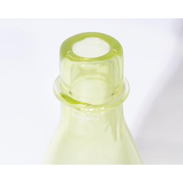 Early 21st Century Kosta Boda Pet Glass Bottle by Ulrica Hydman Vallien For Sale - Image 5 of 8