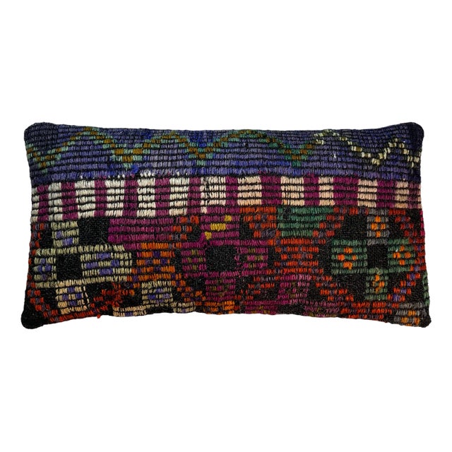 Vintage Turkish Kilim Cushion Cover, 1970s For Sale