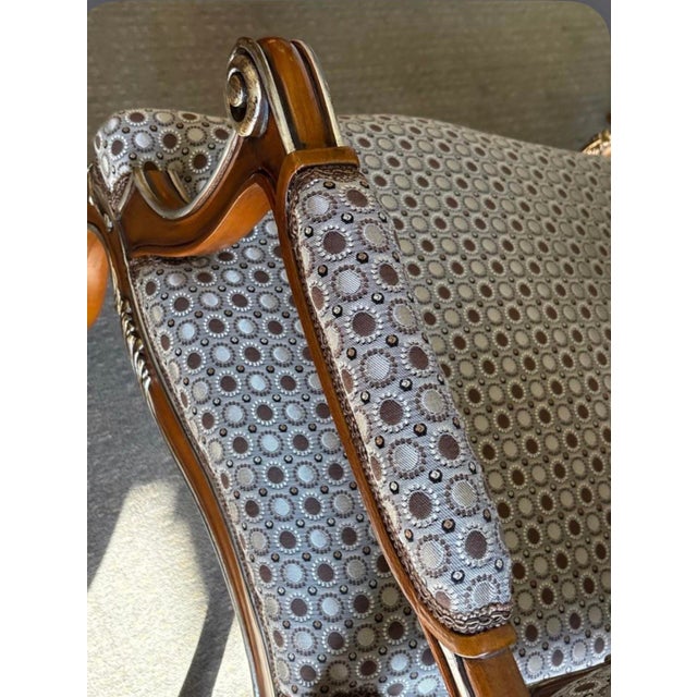 Set of Armchairs and Table by Asnaghi Interiors For Sale - Image 4 of 12