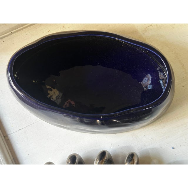 Ceramic Postmodern Sculptural Box in Glazed Ceramic, 1990s For Sale - Image 7 of 18