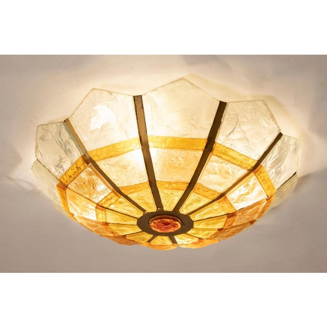 Vintage Polychrome Murano Glass Chandelier, 1970s For Sale - Image 10 of 13
