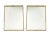 When I found these I could not believe my luck! A pair of brass Mastercraft faux Bamboo mirrors in great shape! These mid-...