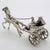 Vintage Italian Handmade Genuine Sterling Silver 925 Romantic Carriage Figurine For Sale - Image 6 of 11