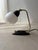 Vintage Brass and Frosted Glass Table Lamp For Sale - Image 10 of 11