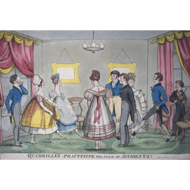 Traditional Late 19th Century Quadrilles-Practising for Fear of Accidents! For Sale - Image 3 of 4