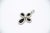 Silver Medal in the Shape of Cross with Four Drops, in Good conditions. Designed 1980 to 1989