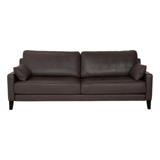 Ego 3-Seater Sofa in Brown Leather from Rolf Benz For Sale