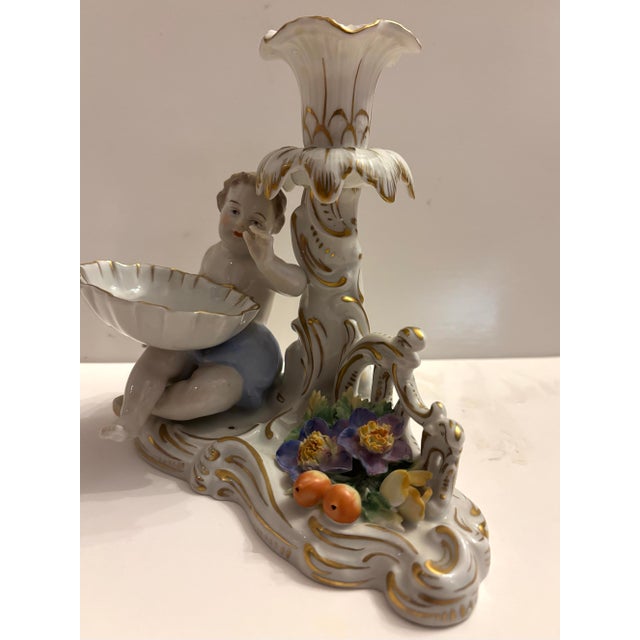 White Vintage Porcelain Set - 3pcs For Sale - Image 8 of 12