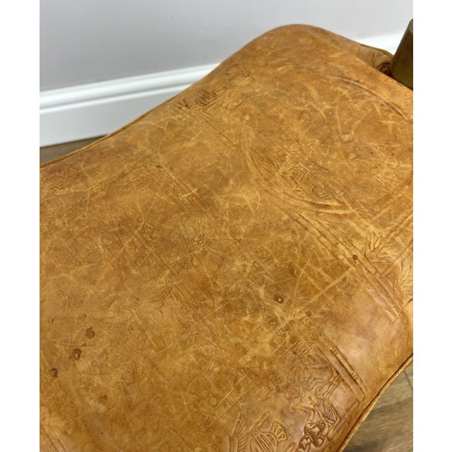 Vintage Ottoman in Oak For Sale - Image 12 of 17