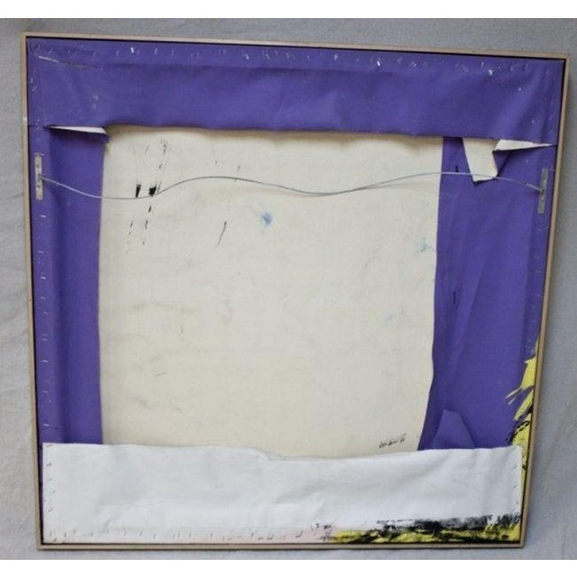 Steve Kaufman, Rare Unique Oil Painting Silkscreen of Fabio Pop Art 80s Icon, 1994 For Sale In Miami - Image 6 of 6