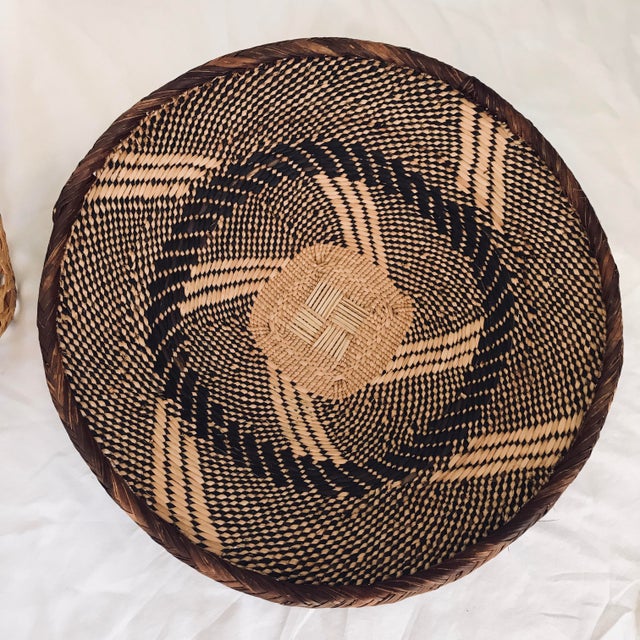 Wall Hanging Vintage Wicker Baskets Set of 6 Chairish