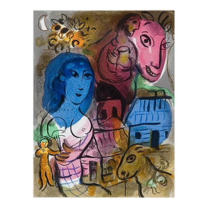 1969 Marc Chagall Original Lithograph XXe Siecle