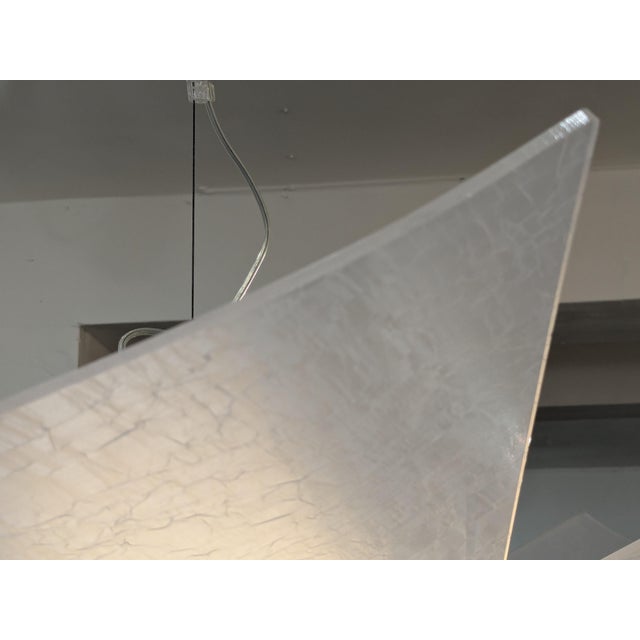 Metal Large Vintage Pendant Lamp by Tre Ci Luce, 1990s For Sale - Image 7 of 13