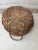 Wood Vintage Rattan Split Cane Double Handled Basket Hand Made For Sale - Image 7 of 9