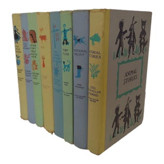 Vintage Mid-Century 1950s Junior Deluxe Editions Hardcover Classic Books for Children, Set of 8 For Sale