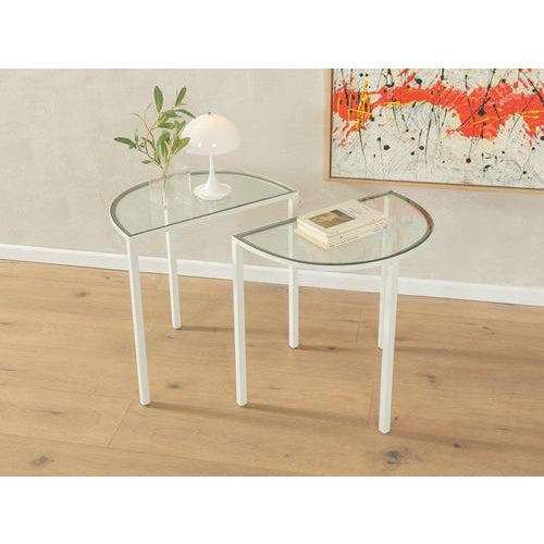 White Side Tables, 1980s, Set of 2 For Sale - Image 9 of 9