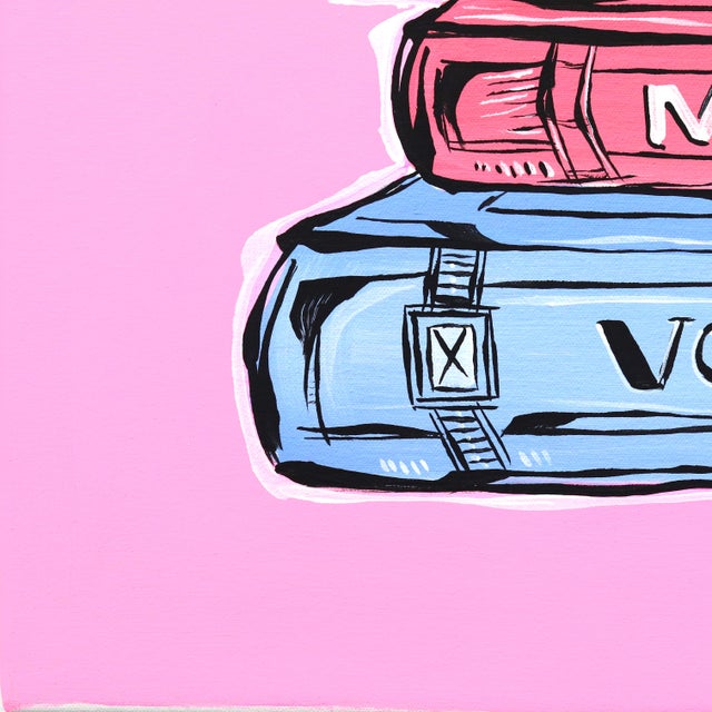 Yes Please - Colorful Contemporary Expressionist Still Life Painting Original Artwork by Jonjo Elliott For Sale - Image 4 of 9