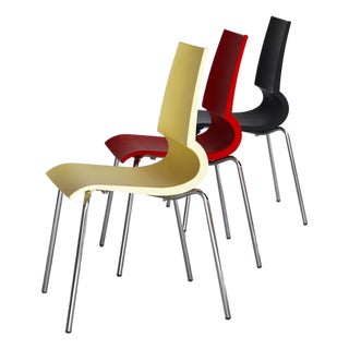 Ricciolina Chair by Marco Maran for MaxDesign - Primary Color Plastic Chair - Modern Italian Design For Sale
