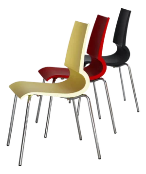 Ricciolina Chair by Marco Maran for MaxDesign - Primary Color Plastic Chair - Modern Italian Design