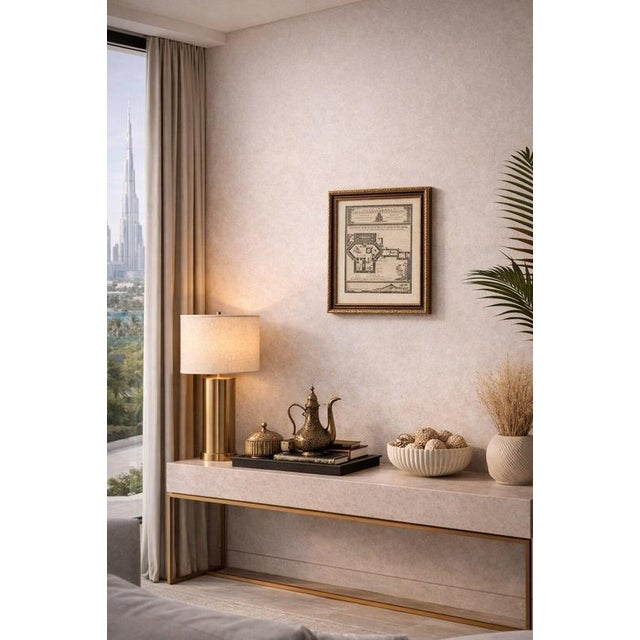 A highly detailed and historically significant 17th-century engraving depicting the plan of the Church of the Holy...