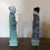 Blue Antique 19th Century Chinese Export Porcelain Figures - A Pair For Sale - Image 8 of 11