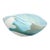 Vintage Murano Style Art Glass Shell Shape Tranquility Bowl For Sale