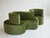 Cloverleaf Sofa in Prada Green Velvet by Verner Panton for Verpan, Denmark, 2000s, Set of 2 For Sale - Image 13 of 13