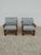 Pair of vintage armchairs. 2 vintage rattan armchairs with 3 cushions. the cushions have been remade by the previous...