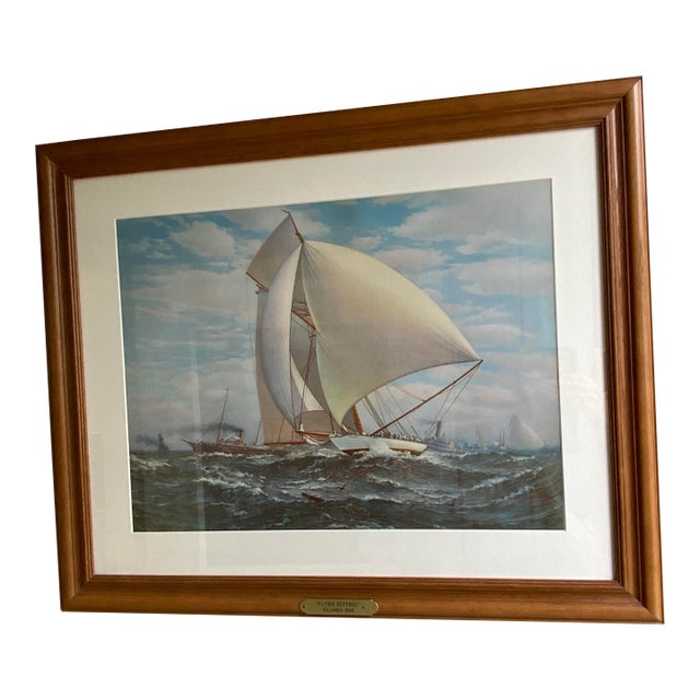 Late 20th Century Reproduction Print Flying Defense James G Tyler For Sale