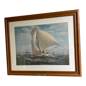 Late 20th Century Reproduction Print Flying Defense James G Tyler