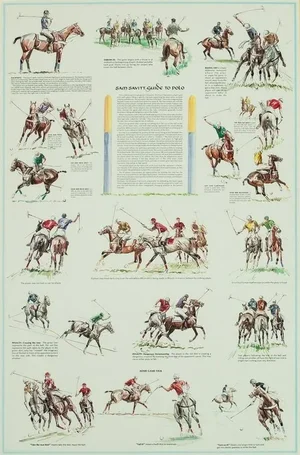 Guide to Polo 1987 Poster by Sam Savitt