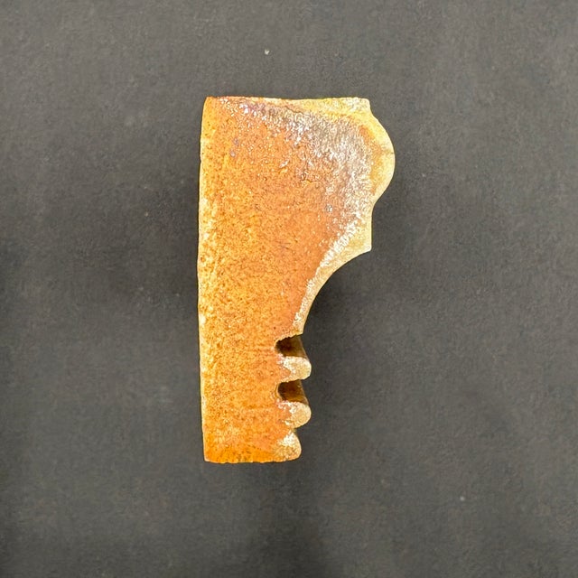 Cornsilk Glazed Ceramic Rail Molding For Sale In San Diego - Image 6 of 6