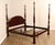 High Quality American Made Henkel Harris King Size Mahogany Poster Bed With Arched Headboard, Turned And Carved Posts, And...
