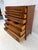 Mid-Century Modern Six Drawer Walnut Highboy Dresser For Sale - Image 12 of 15