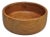 Vintage Mid Century Danish Modern Carved Teak Wood Round Salad Fruit Bowl (B) For Sale